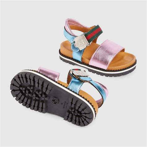 gucci childrens sandals|gucci sandals for girls.